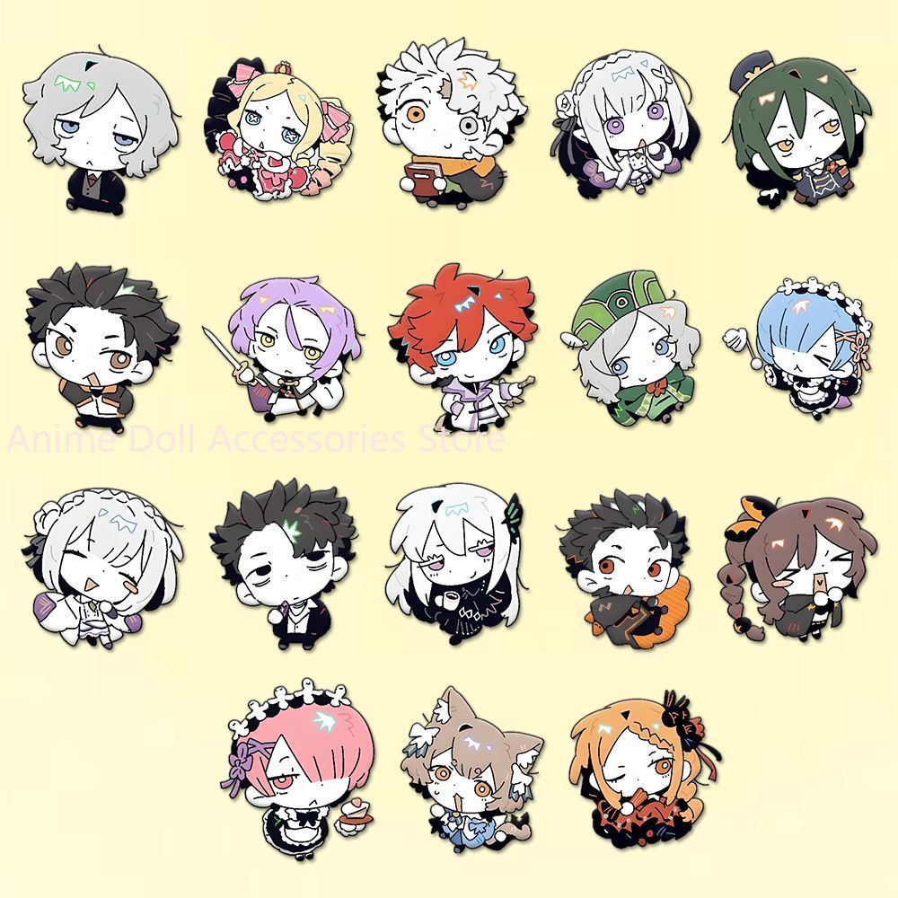 Laptop Accessories Decoration - 18PCS Re:Zero Rem Anime Stickers Cartoon