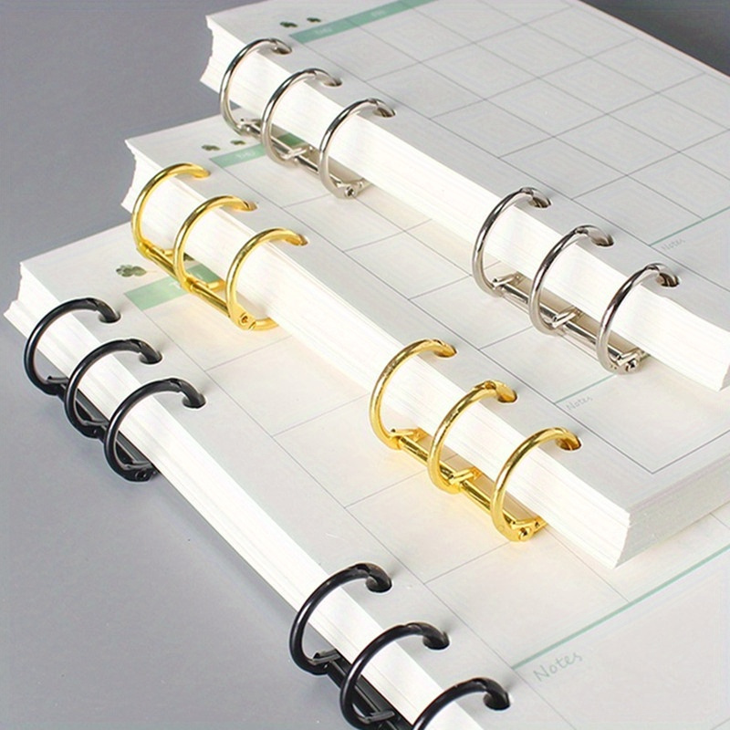 Laptop Office Accessories - 10pcs Metal Loose Leaf Book Binder