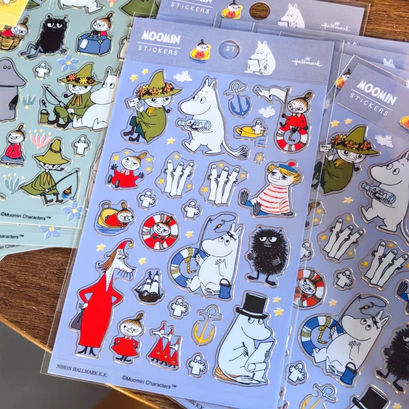 Laptop Accessories Decoration - Moomin Cartoon Decorative Stickers DIY Craft