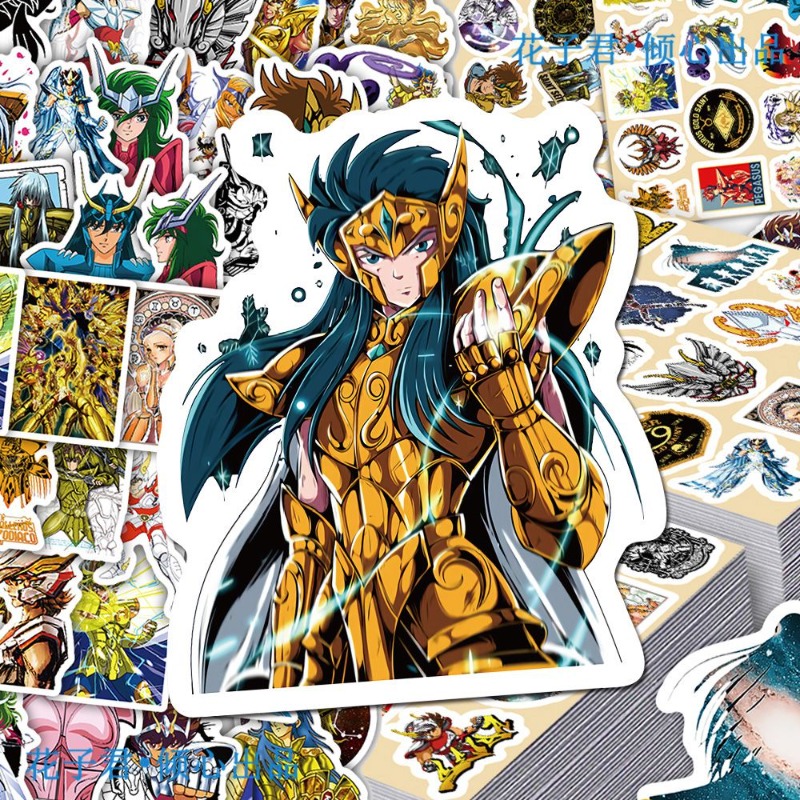 101Pcs Saint Seiya Anime Stick - огляд і ціна Laptop Accessories Decoration
