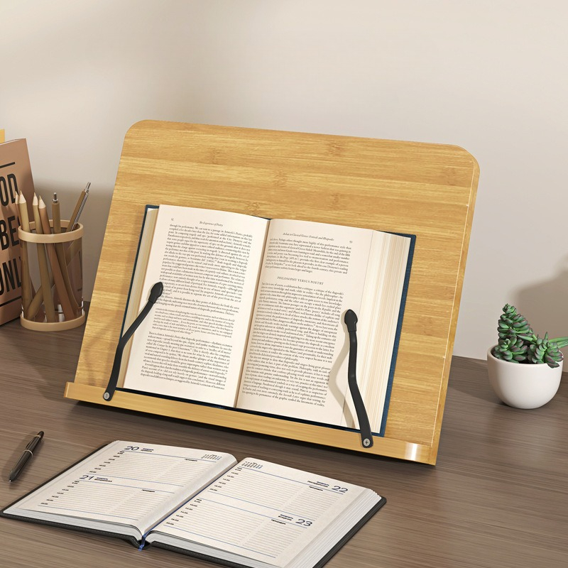 Wooden Reading Book Stand, Mul - огляд і ціна Laptop Office Accessories