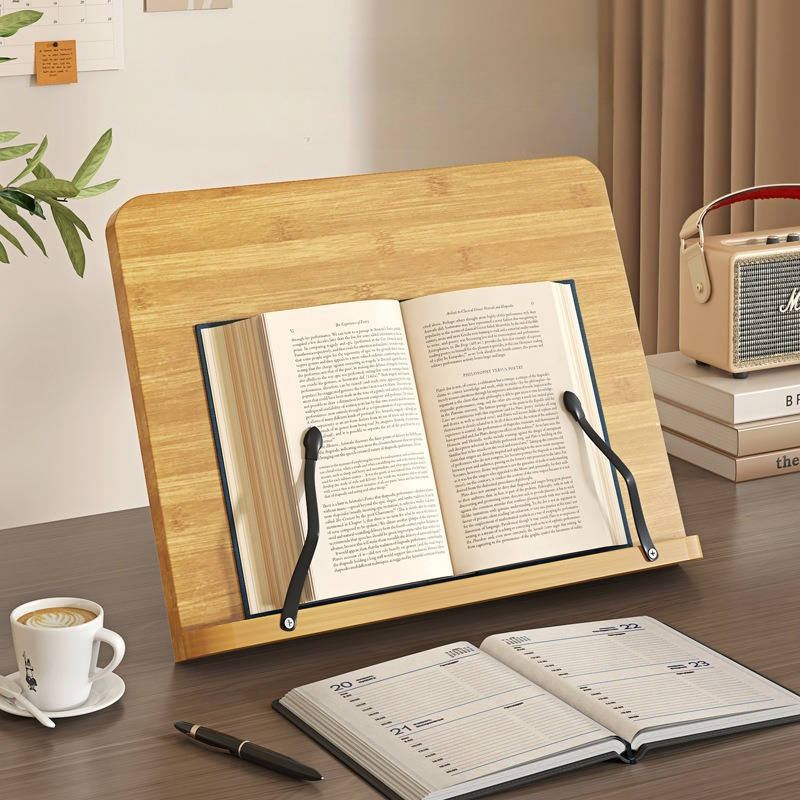 Wooden Reading Book Stand, Mul - огляд і ціна Laptop Office Accessories