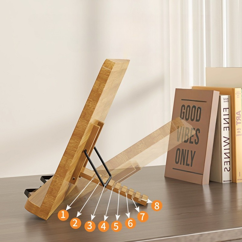 Wooden Reading Book Stand, Mul - огляд і ціна Laptop Office Accessories
