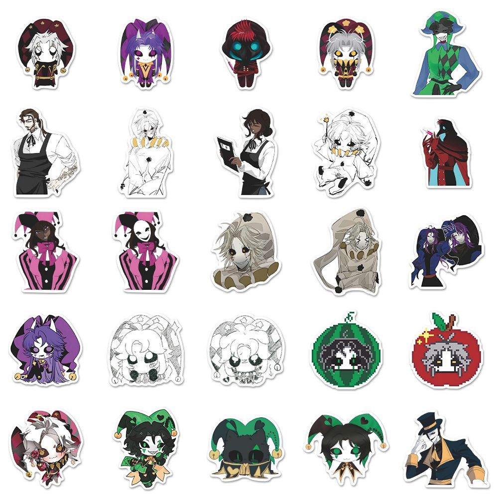 73PCS The Freak Circus Pierrot - огляд і ціна Laptop Accessories Decoration