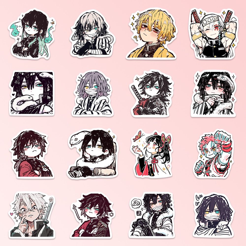 55PCS Demon Slayer Kamado Tanj - огляд і ціна Laptop Accessories Decoration