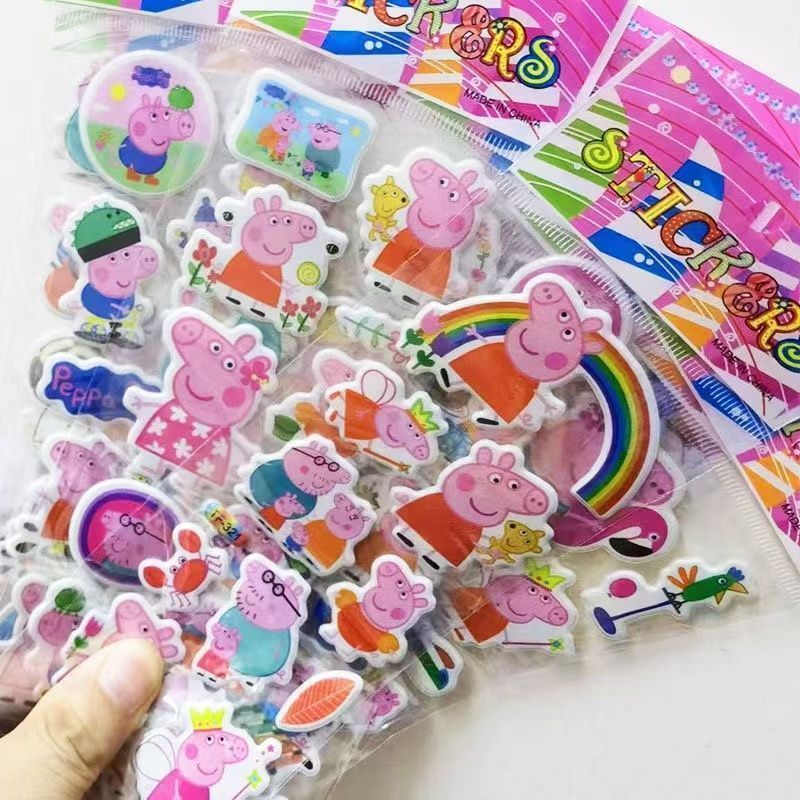 Peppa Pig cartoon sticker note - огляд і ціна Laptop Accessories Decoration