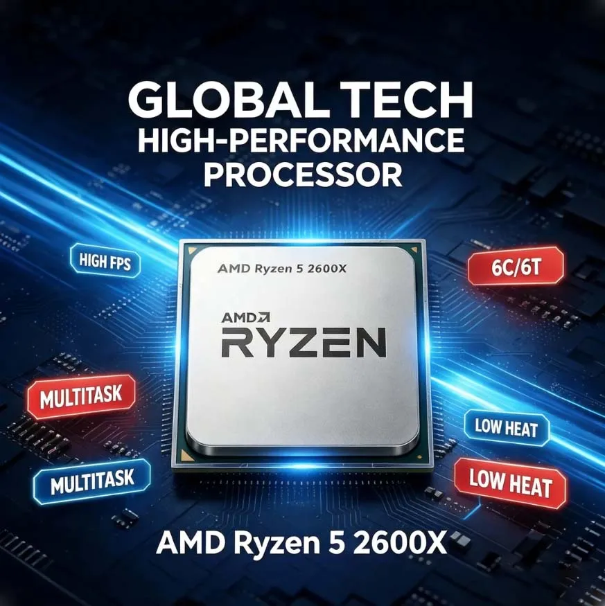 AMD Ryzen 5 2600X 6-Core 12-Th - огляд і ціна Amd Cpu Ryzen 5