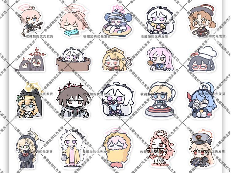 80PCS Anime Blue Archive Soras - огляд і ціна Laptop Accessories Decoration