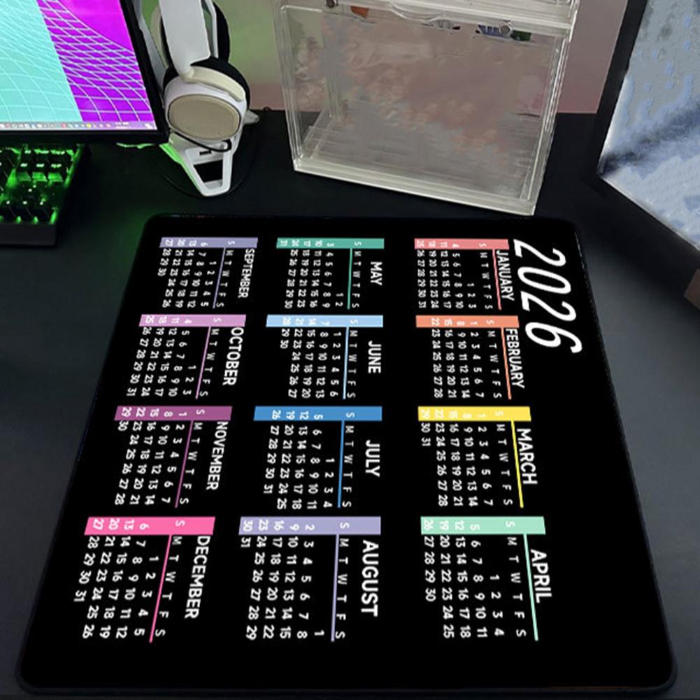 2026 Calendar Mouse Pad Waterp - огляд і ціна Laptop Office Accessories