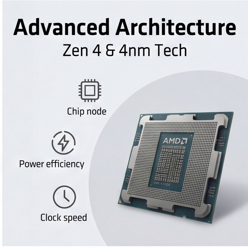 Ryzen 5 8400F AM5 Socket Gamin - огляд і ціна Amd Cpu Ryzen 5