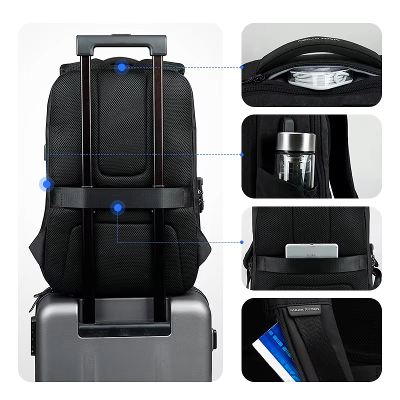 Mark Ryden Men Backpack Busine - огляд і ціна Laptop Bag Waterproof