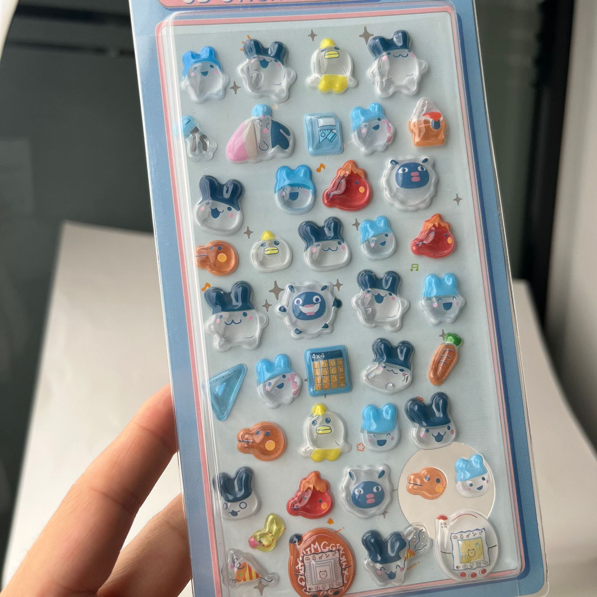 Cute Tamagotchi 3D Puffy Stick - огляд і ціна Laptop Accessories Decoration