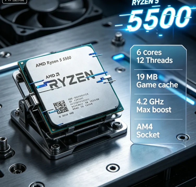 AMD Ryzen 5 5500 Studio Multi  - огляд і ціна Amd Cpu Ryzen 5