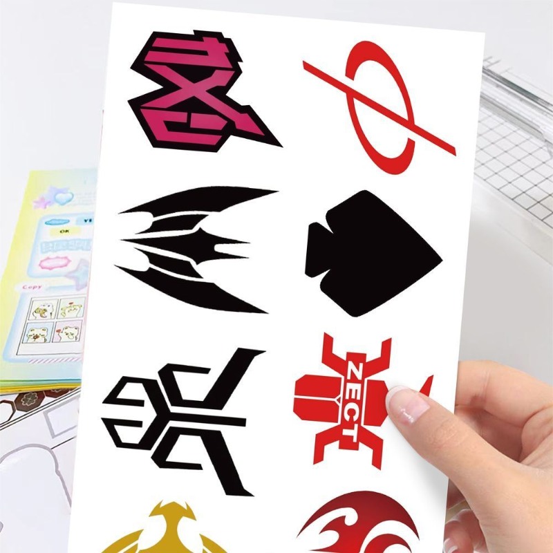 60 Sheets Kamen Rider Logo Sti - огляд і ціна Laptop Accessories Decoration