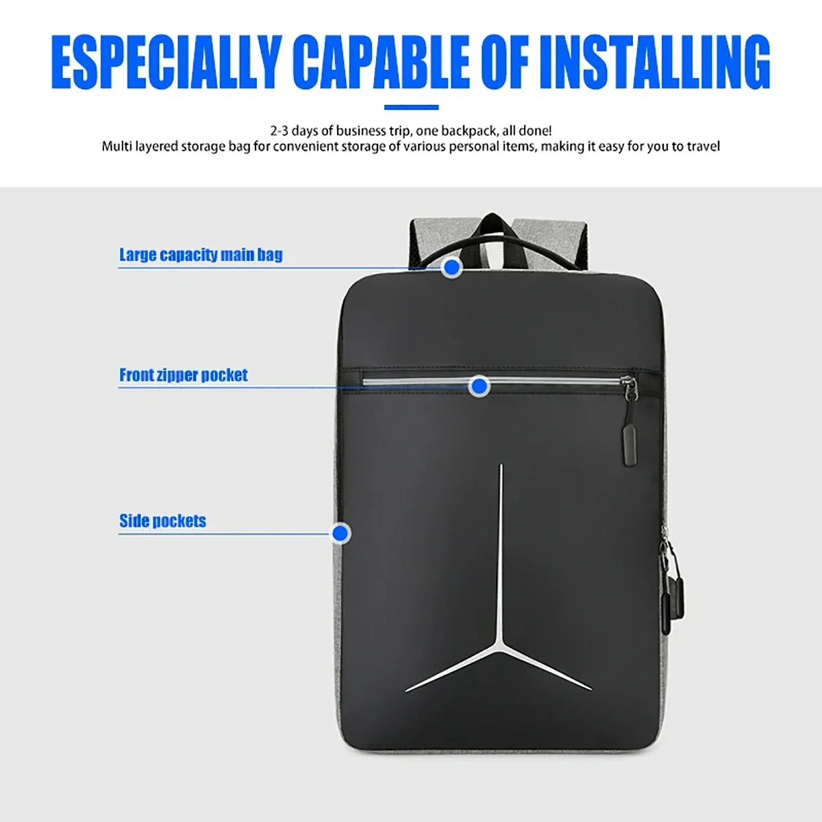 Fashion Anti Theft USB Waterpr - огляд і ціна Laptop Bag Waterproof